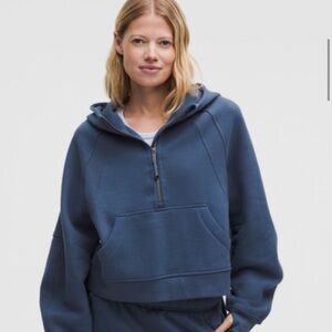 Lululemon oversized half zip scuba hoodie